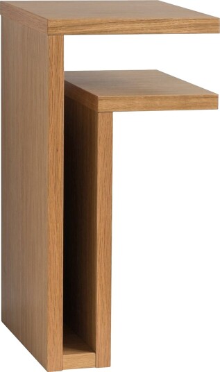 Maze F-shelf vegghylle eik Hylle mot h?yre
