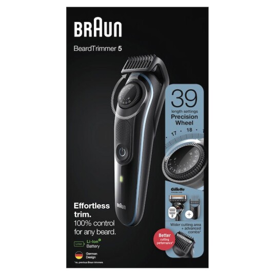Braun BT5340 Hair & Beard Trimmer 1 stk Hårtrimmer Braun BT5340 Hair & Beard Trimmer 1 stk Hårtrimmer