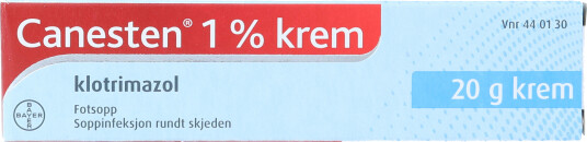 Gram Canesten Krem 1%, 20 gram Gram Canesten Krem 1%, 20 gram