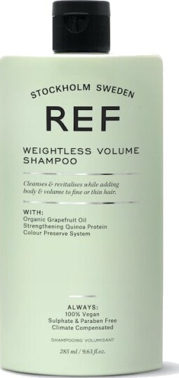 REF Stockholm Weightless Volume Sjampo for Tynt Hår 285 ml - Vegan & Parabenfri REF Stockholm Weightless Volume Sjampo for Tynt Hår 285 ml - Vegan & Parabenfri