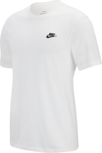 Nike Sportswear Club T-Shirt Herre White/Black XL Nike Sportswear Club T-Shirt Herre White/Black XL