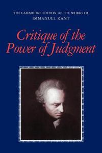Kant Immanuel Critique of the Power of Judgment