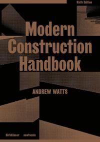 Modern Construction Handbook Av Andrew Watts