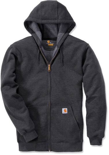 Carhartt Midweight Hettejakke med glidelås L Grå Carhartt Midweight Hettejakke med glidelås L Grå