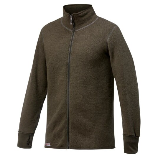 Woolpower Full Zip Jacket 600 Grønn XXS Man