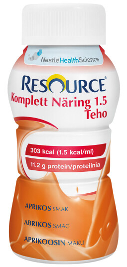 Resource Komplett næringsdrikk 1,5 aprikos, 4x200 ml Resource Komplett næringsdrikk 1,5 aprikos, 4x200 ml