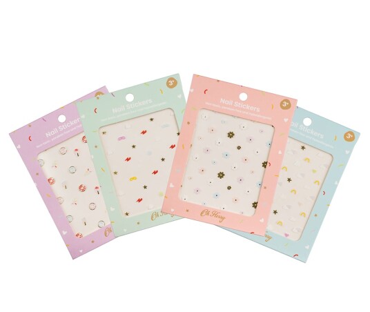 Oh Flossy Nail Stickers 4-pack FL030353 Oh Flossy Nail Stickers 4-pack FL030353
