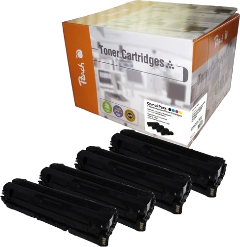 Peach-tonerkassetter som passer CLT-K506L Laser Toner MultiPack Bk/C/M/Y for Samsung