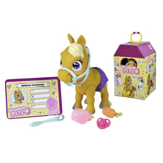Simba Pamper Petz Interaktiv Ponni med 8 Delar for Barn 3+ År