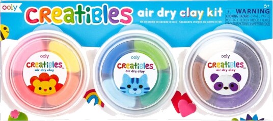 Ooly Air Dry Clay Deluxe Kit 12 Colours Creatibles Pink One Size Ooly Air Dry Clay Deluxe Kit 12 Colours Creatibles Pink One Size