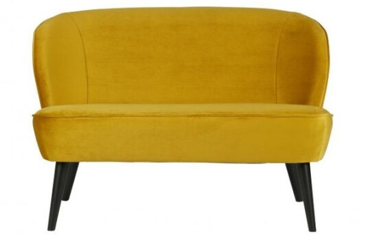 Woood - Sara Lounge sofa Gul velur 1022992 1610454-02-0