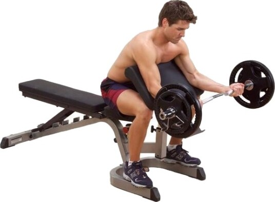 Arm curl board for Benk