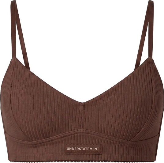Understatement Underwear Cotton Balconette COFFEE XS