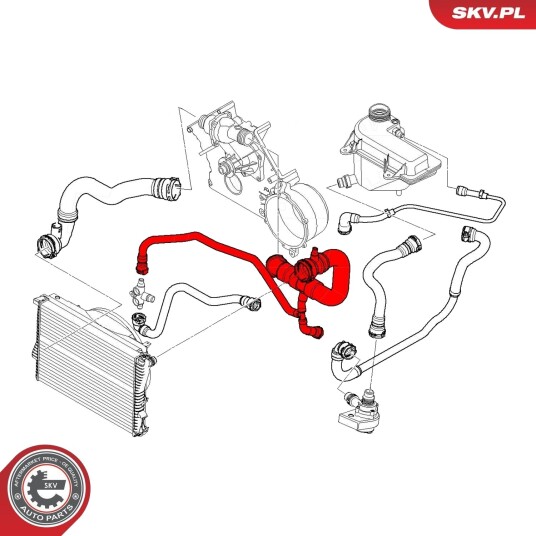 ESEN SKV 24SKV258 Radiatorslange