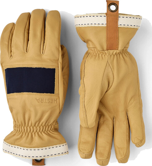 Hestra Njord 5 Finger Navy/natural Brown