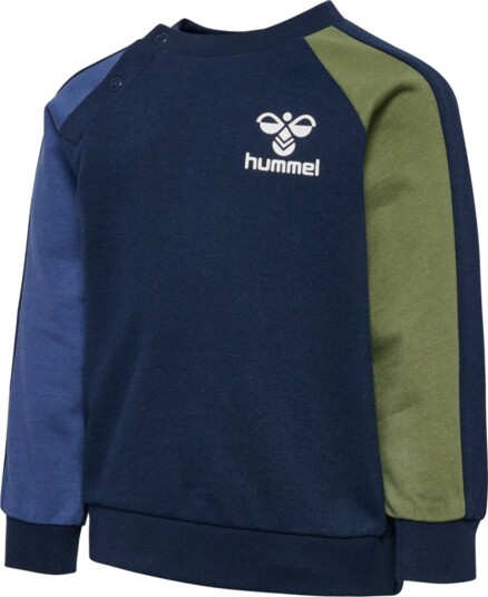 Hummel Assym sweatshirt til småbarn Black Iris