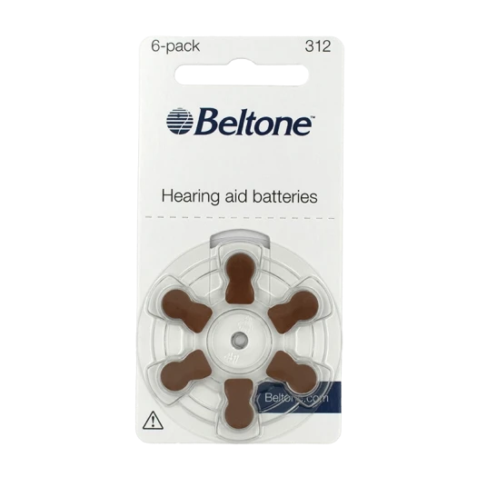 Beltone 312 Batteri
