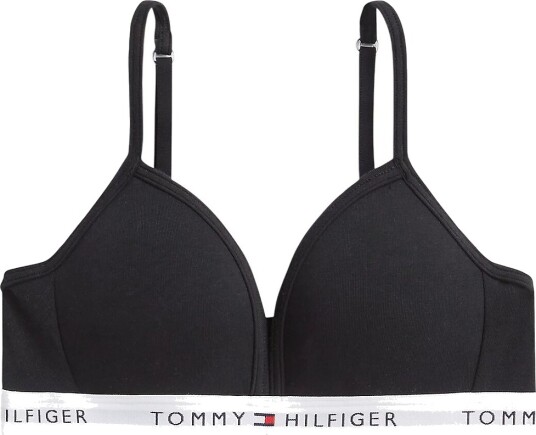 Tommy Hilfiger Cotton Fixed Foam Bra Black 164 170
