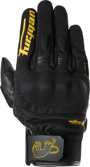 MC-Hansker Furygan Jet D30 EVO Dame Svart /Gul lM