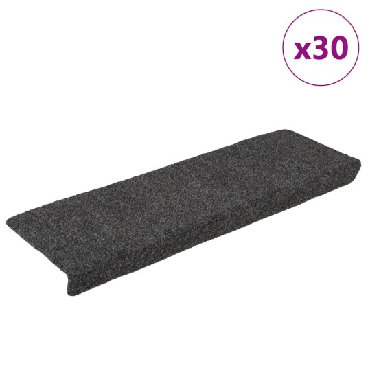  Selvklebende trappematter 30 stk antrasitt 65x21x4 cm 8721288458186