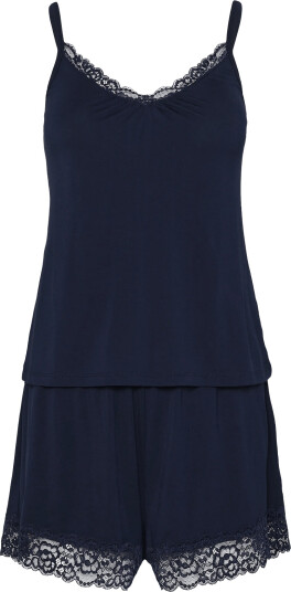 Dorina Lila Short Pj Set   Navy   XS