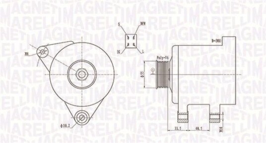 Dynamo MAGNETI MARELLI 063731605010