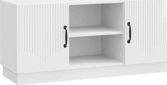 TV skap Høgglans hvit 102 x 34,5 x 47 cm Konstruert tre TV skap Høgglans hvit 102 x 34,5 x 47 cm Konstruert tre
