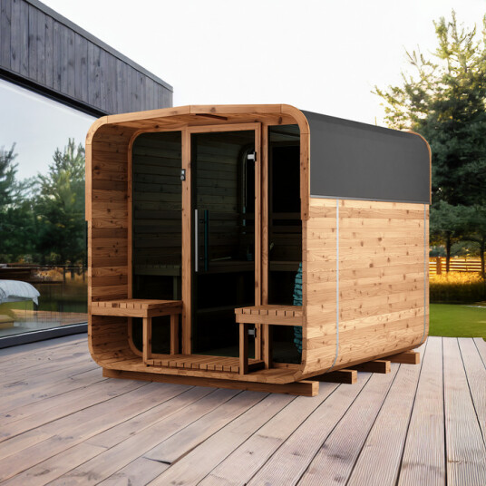 Tønnebastu i Thermowood | Badstutønne i Thermowood N 250