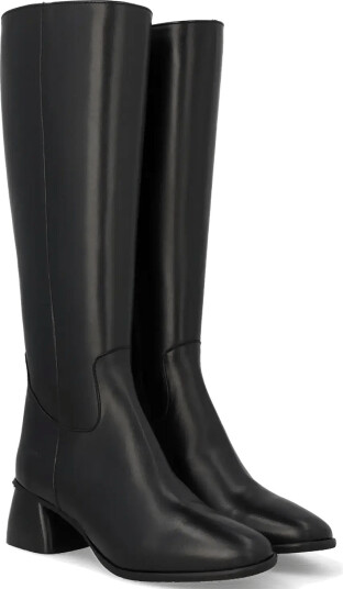ANGULUS Boots Block Heel With Zipper Black 36