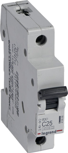 Legrand 12 stk RX³ MCB automatsikring C25 1P 1M 4,5kA