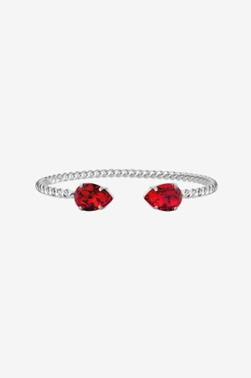 Caroline Svedbom Armbånd Mini Drop Bracelet Rhodium Sølv