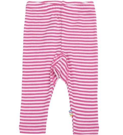 Joha Leggings Rib Ull/Silke Off White/Rosa 150 Leggings Ull