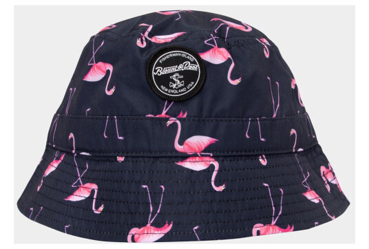 Blount & Pool Hawaii Bucket Hat Navy Flamingo S/M Capser Blount & Pool Hawaii Bucket Hat Navy Flamingo S/M Capser