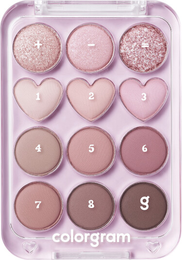 Colorgram Colorgram Pin Point Eyeshadow Palette Pink 9.9 G Colorgram Colorgram Pin Point Eyeshadow Palette Pink 9.9 G