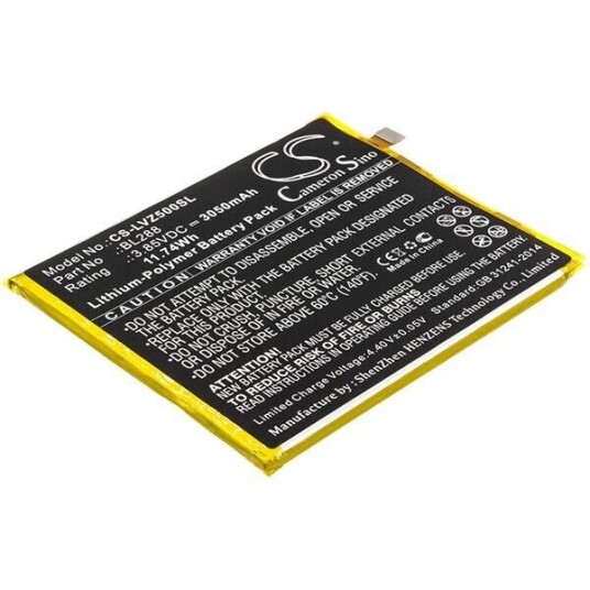 Lenovo L78012 batteri (3050 mAh 3.85 V, Sort)