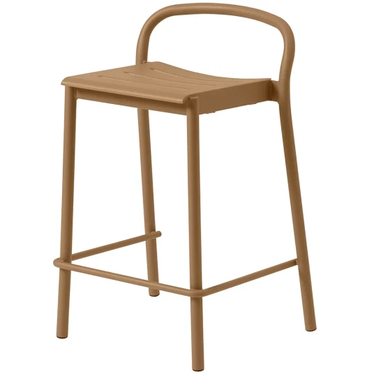 Muuto Linear Steel Lav barkrakk Burnt Orange