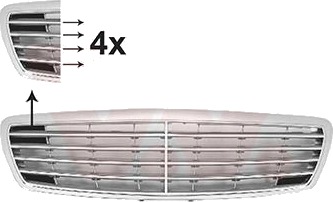 Radiatorgitter VAN WEZEL 3041518