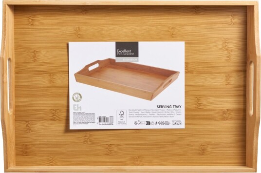 SERVERINGSBRETT REKTANGULÆR BAMBUS 44X29CM