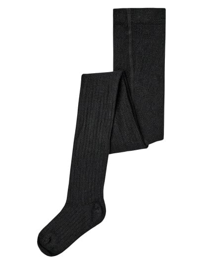 Name It NkfPantyhose Glitter Rib Strømpebukse Svart 86-92