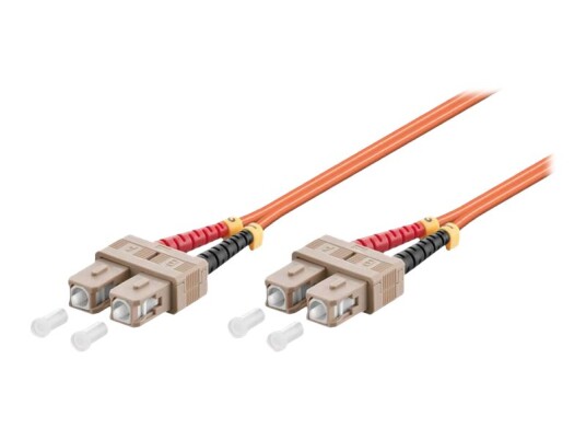 Microconnect Nettverkskabel Sc/Upc Multimodus Hann Til Sc/Upc Multimodus Hann 10 M 2 Mm Fiberoptisk Dupleks 50 / 125 Mikroner Om2 Halogenfri Oransje FIB222010 2