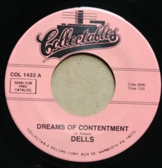 The Dells Dreams Of Contentment Zing Zing Zing Uk Vinyl
