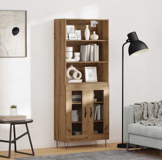 Høyskap Artisan Eik 69,5 x 34 x 180 cm Konstruert tre