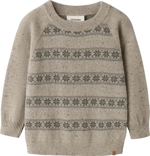 Lil"Atelier Nmngalto Rob Ls Knit Lil OXFORD TAN 104
