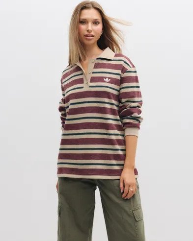 Adidas Originals Rutete/Stripete Striped Polo