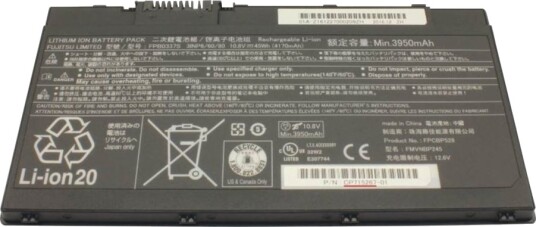Fujitsu Batteri Til Bærbar Pc 3-Cellers 45 Wh S26391-F1606-L100