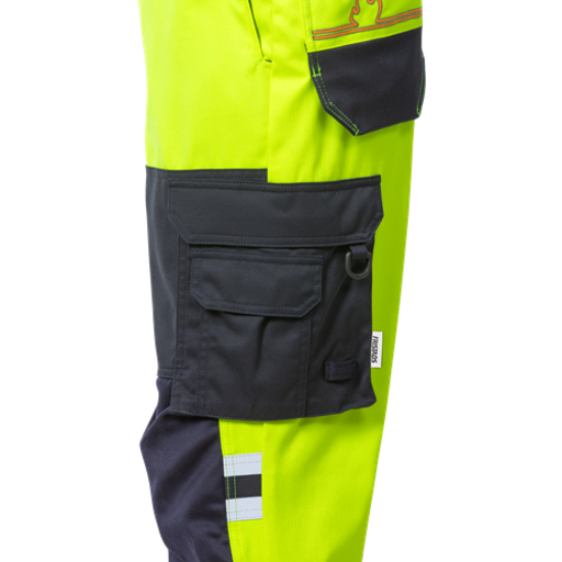 Fristads Byxa Stretch Flamestat 2161 Athf Klass 2 Varselgul/marinblå C56