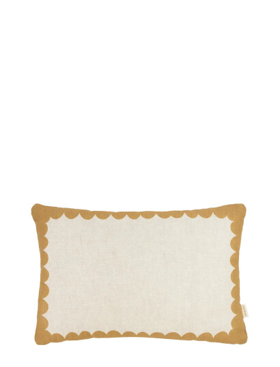 Nobodinoz Vibes Rekt Pute Lin 45x30 L Cream One Size Nobodinoz Vibes Rekt Pute Lin 45x30 L Cream One Size