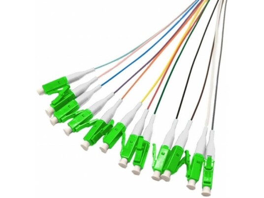 Tecline Fiberoptiske Pigtails Om5 Farget Lc/Upc 2,0 M 12 Stykker (20500018)