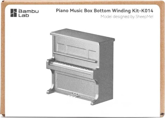 Bambu Lab Piano Spilledåse Startsett-014 Byggesett For Spilledåser Bambu Lab