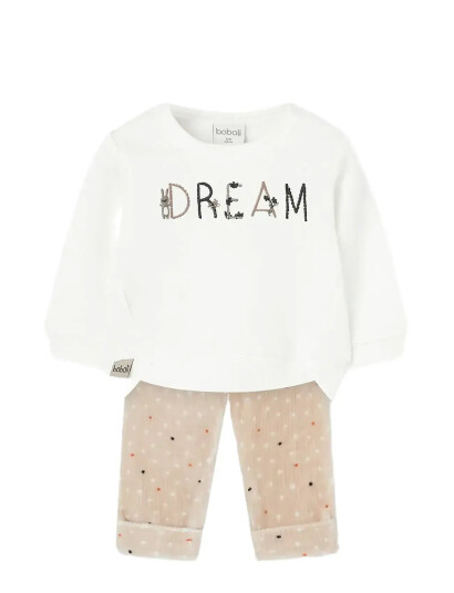 Boboli Set Knit -Bci White 68